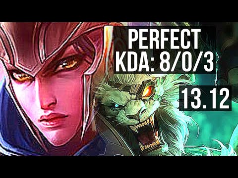 QUINN vs RENGAR (TOP) | 8/0/3, Rank 6 Quinn, Legendary | KR Grandmaster | 13.12