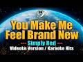You Make Me Feel Brand New  - Simply Red (Karaoke Version) #videookeytv