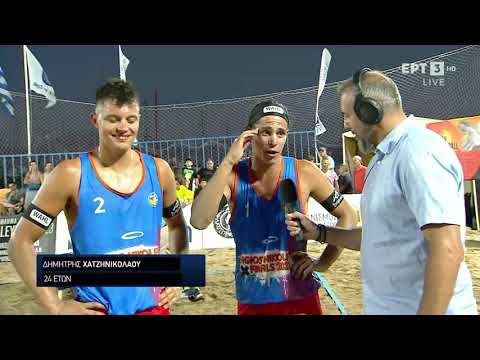 Hellenic Beach Volley -Agios Nikolaos Finals 2023 | Οι δηλώσεις των Πρωταθλητών Ελλάδος| 30/7/23|ΕΡΤ