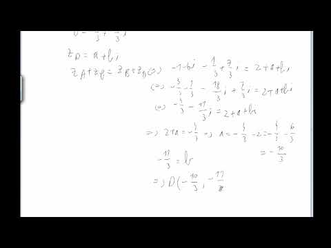 Exerciții cu reprezentarea geometrică a numerelor complexe (clasa a 10-a)