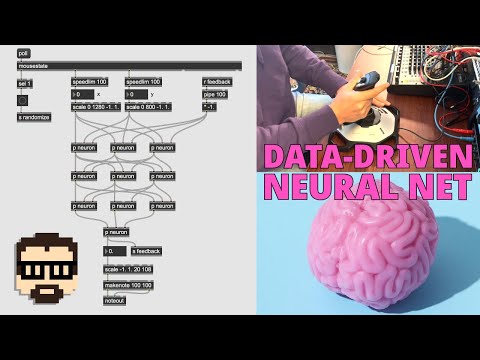 Nonlinear Data-Driven Instruments with Simple Artificial Neural Networks (MaxMSP) | Simon Hutchinson