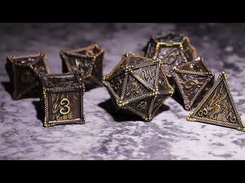 HAOMEJA  Metal Dragon Dice