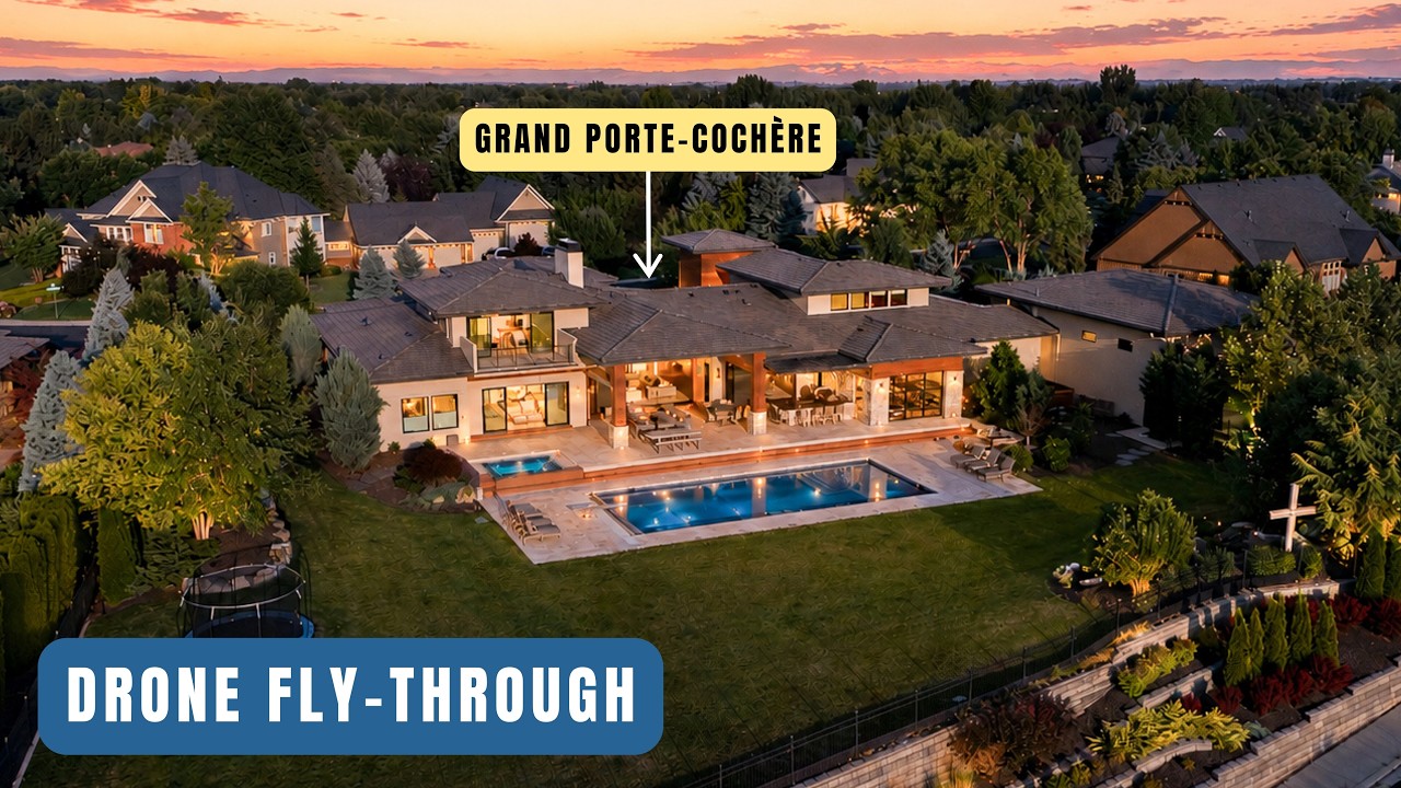 TOUR a MASSIVE $6.8M Luxury Home in Eagle ID