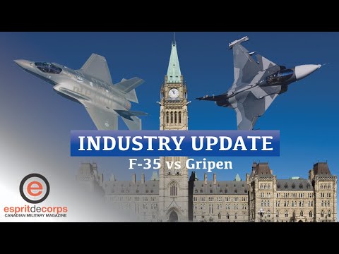 ROYAL CANADIAN AIR FORCE: Gripen vs F-35 Dogfight heats up in Canada