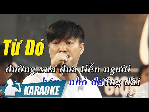 Karaoke Từ Đó Tone Nam - Quang Lập | Nhạc Vàng Bolero Karaoke