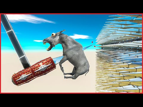 CAN SOMEONE SUCCEED TO NOT THROW into DEADLY TRAPS - Animal Revolt Battle Simulator