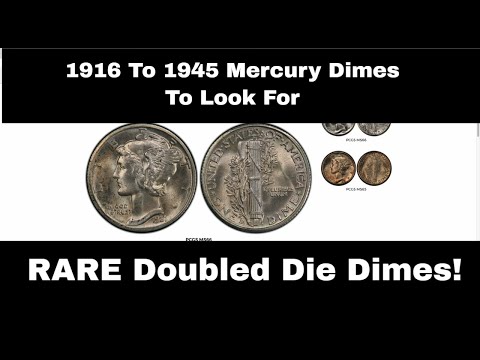 1916 To 1945 RARE Mercury Dimes To Look For - Hidden DDO's