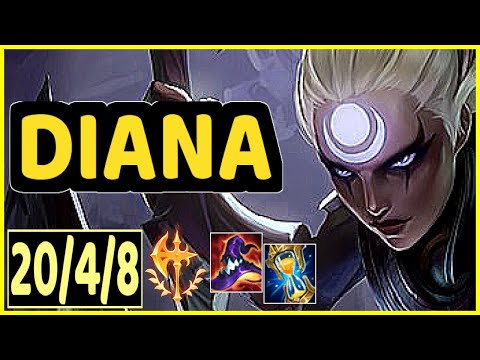 DIANA VS JAX - 20/4/8 KDA JUNGLE GAMEPLAY