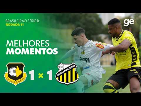 Gols e lances de São Bernardo x Novorizontino