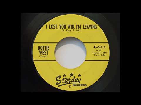 Thumbnail for Dottie West - I Lost, You Win, I'm Leaving (Starday 547) by Dottie West