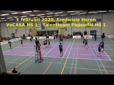 2020-02-01 VoCASA H1 - Talentteam Papendal H1 (Eredivsie Heren Volleybal)