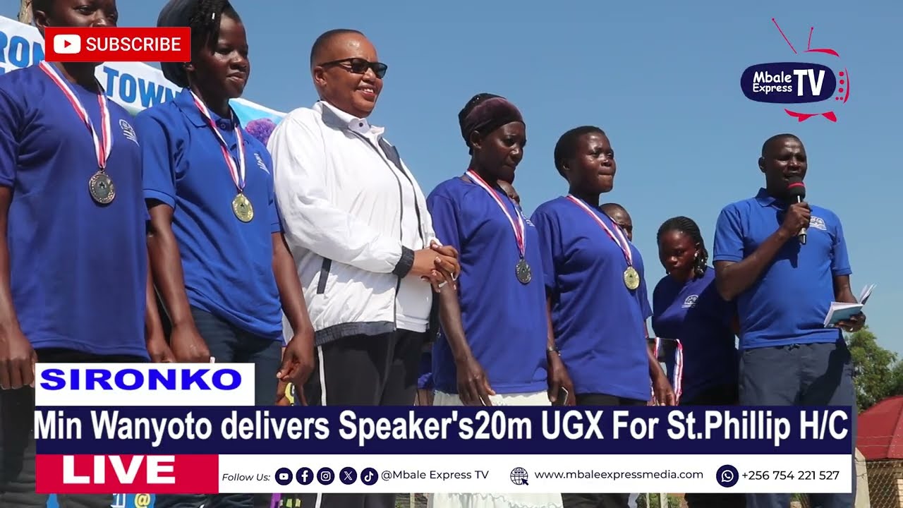 Minister Wanyoto delivers Speaker 20 million UGX contribution towards construction of St.Phillip H/C