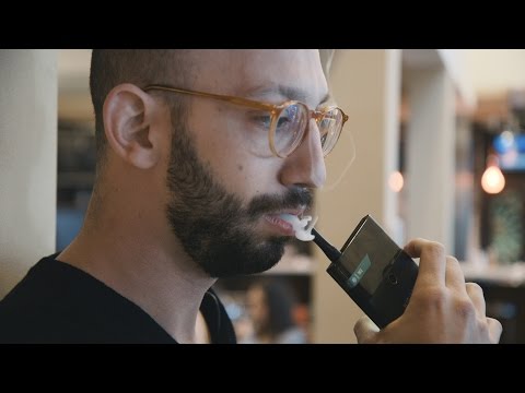 Part of a video titled I just smoked a smartphone —CES 2016 - YouTube