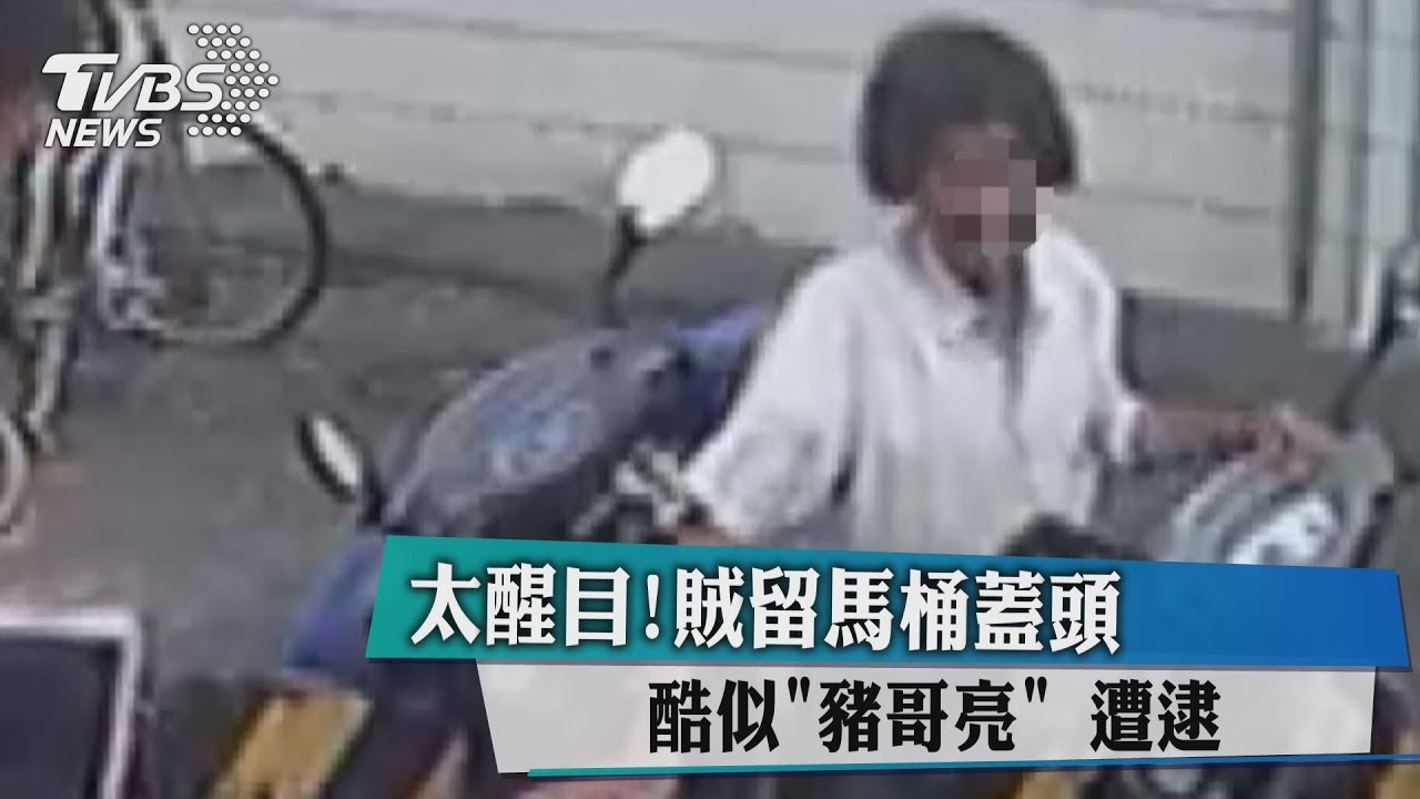 太醒目！賊留馬桶蓋頭酷似「豬哥亮」遭逮