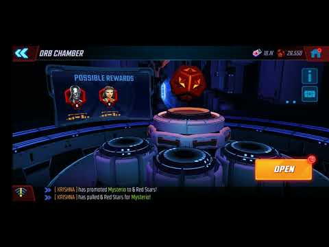 Maria hill red stars opening- 6 red star character drop - MARVEL strike force - msf