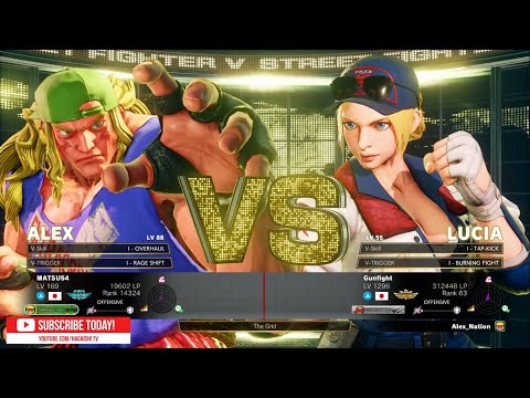 "Best Bout Replays" SFV CE - MATSU54 vs Gunfight