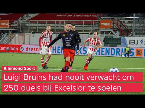 Jubilaris Luigi Bruins blij met 250 duels voor Excelsior, maar wil omhoog