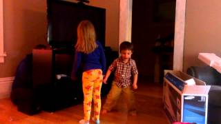 My kids dancing to their favorite song - Scream & Shout (clean version) Will.i.am & Britney Spears