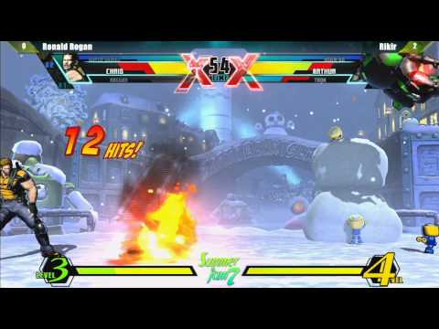 UMVC3 Ronald Rogan vs Rikir - Summer Jam 7 Tournament