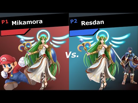 SR8 SSBU - Mikamora (Palutena/Mario) Vs. Resdan (Palutena/Marth) Smash Ultimate