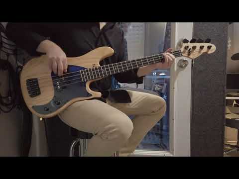 Sandberg California VS4 Lionel 30″ Short Scale Bass, Roasted Maple Neck 2020 Matte Black, Soft Aged image 11