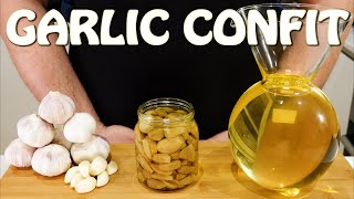 Garlic Confit and Garlic Oil (Hot and Cold Infusion Method) + (How to get Super Clear Infused Oil)
