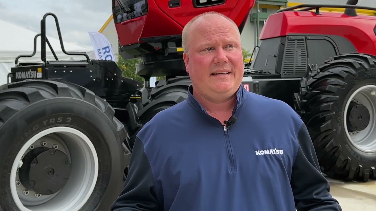 Komatsu Displays Forestry Equipment at the 2024 Great Lakes Timber Professionals Association Expo