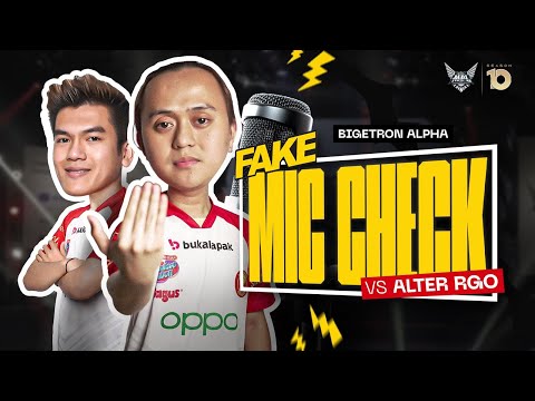 RIPPO NGEYEL BANGETTT!! - Fake Mic Check Alpha vs Alter Ego Week 3 MPL ID S10