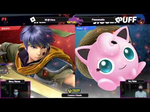 Pneumatic (Jigglypuff) vs Fritos (Mario/Ike) Masquerade 3 Top 8 Losers Finals