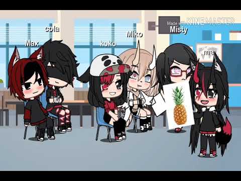 Миа Бойка-Ананас Адидас песня.¿gacha life¿.