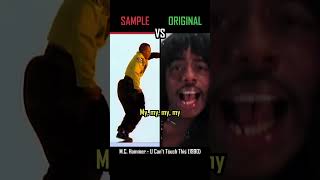 Download lagu ORIGINAL vs SAMPLE: M.C. Hammer - U Can't Touch This - #shorts #versus #music mp3