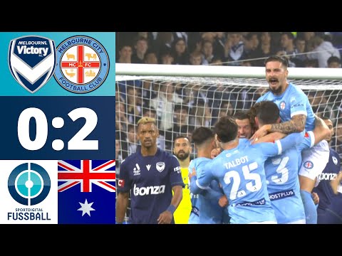 Hartes Derby mit Platzverweis! - City schlägt den Stadtrivalen | Melbourne Victory - Melbourne City