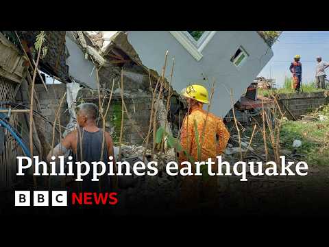 【即時新聞】菲律賓 6.9 級強震！至少 69 人喪生 (At least 69 killed in 6.9-magnitude earthquake in Philippines | BBC News)