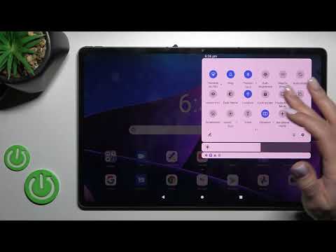 How to Turn On / Turn Off Touches & Taps Visibility During Screen Recording on LENOVO Tab P12 Pro