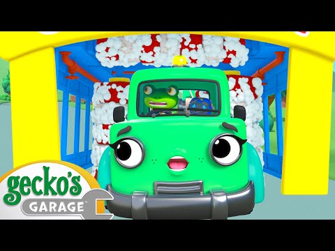 Die Waschanlage läuft weg | Neue Folge!｜Geckos Garage｜LKW für Kinder