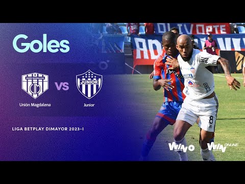 Unión Magdalena vs. Junior (goals) | Liga BetPlay Dimayor 2023-1 | Matchday 10
