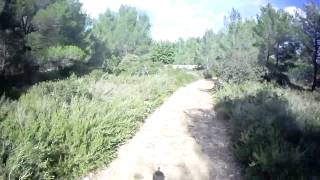 preview picture of video 'Chute VTT : Randonnée Salon de Provence - Lambesc (Poseidon Camera 720p)'