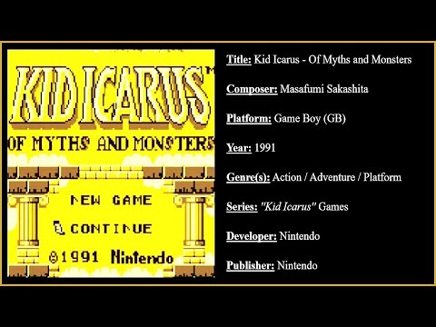 Kid Icarus: Of Myths and Monsters (GB) [Soundtrack in FULL HD & 320 KBPS]