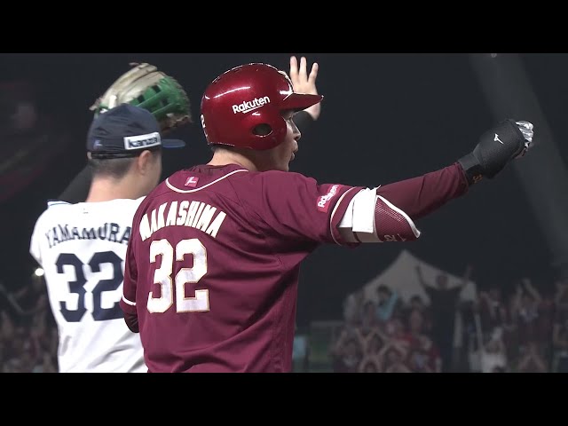 【6回表】パ・リーグ新記録となる一打!! イーグルス・中島大輔 4試合連続の3塁打でチャンスメイク!! 2025年7月9日 埼玉西武ライオンズ 対 東北楽天ゴールデンイーグルス