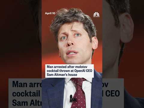 Man arrested after molotov cocktail thrown at OpenAI CEO Sam Altman's house