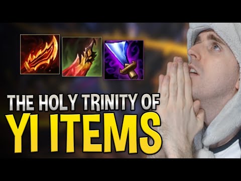 THE HOLY TRINITY OF MASTER YI ITEMS - COWSEP