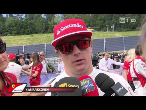 Austria, Kimi's interview after the race - 22/06/2014