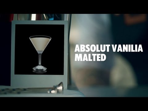 ABSOLUT VANILIA MALTED DRINK RECIPE - HOW TO MIX