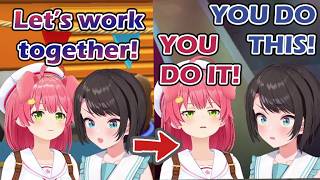 Miko and Subaru talk about their part-time job experience and argue in Overcooked [hololive/ENG Sub]