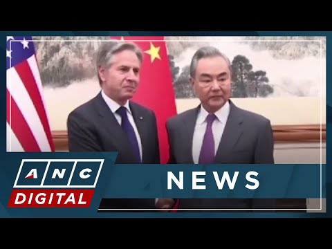 Blinken meets Chinese counterpart Wang Yi in Beijing ANC