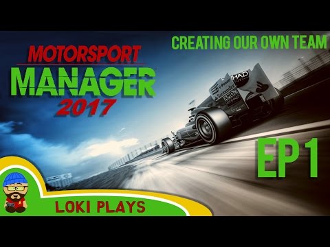 🚗🏁 Motorsport Manager PC - Lets Play EP1 - Creating our own team - F1 Manager