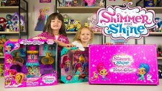 HUGE Shimmer and Shine Teenie Genies Surprise Box Palace Playset Girls Flying Carpet Kinder Playtime