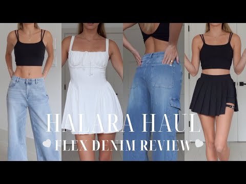 Halara Try On Haul: viral athleisure pieces, new flex denim, & full review!