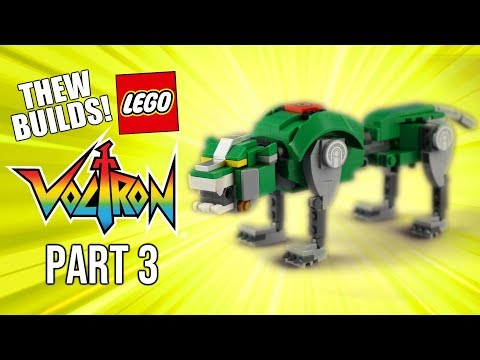 Thew Builds LEGO Voltron! PART 3: Green Lion!