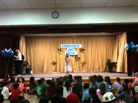 Sarah Lincoln (Cushing School) sings Taylor Swift